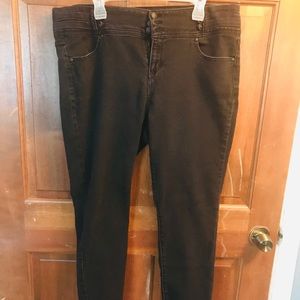 Black 18 High Waisted Jeans